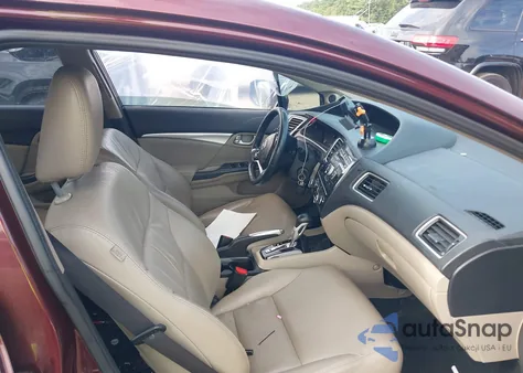 2013 Honda Civic Ex-L from USA, damaged, VIN 19XFB2F9XDE267732